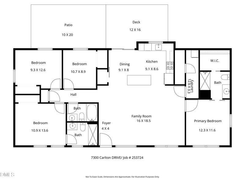 7300 Carlton Dr, Raleigh, NC 27616