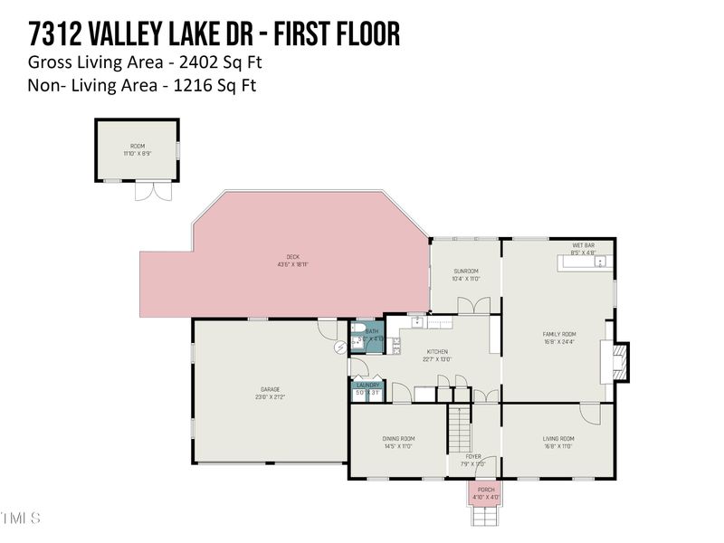 7312 Valley Lake Dr, Raleigh, NC 27612