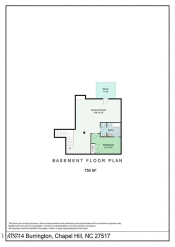 73214 Burrington , Chapel Hill, NC 27517
