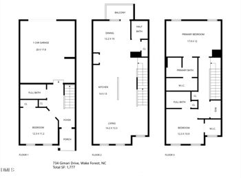 734 Gimari Dr, Wake Forest, NC 27587