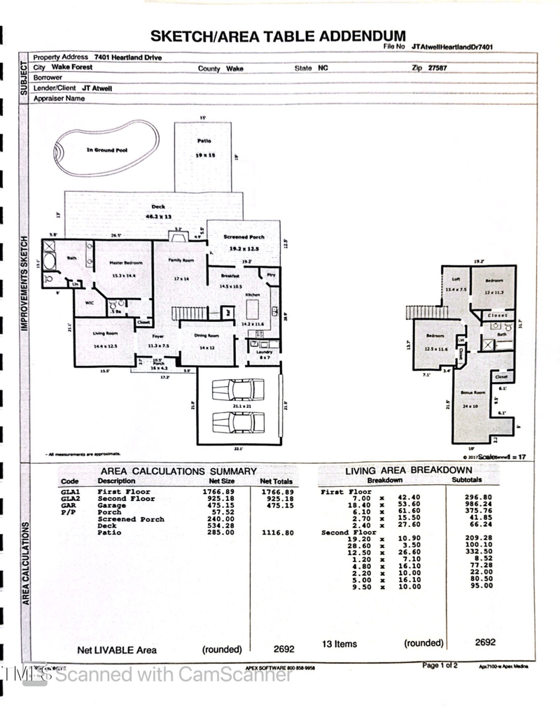 7401 Heartland Dr, Wake Forest, NC 27587