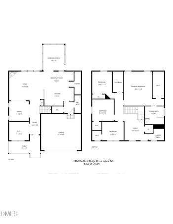 7404 Bedford Ridge Dr, Apex, NC 27539