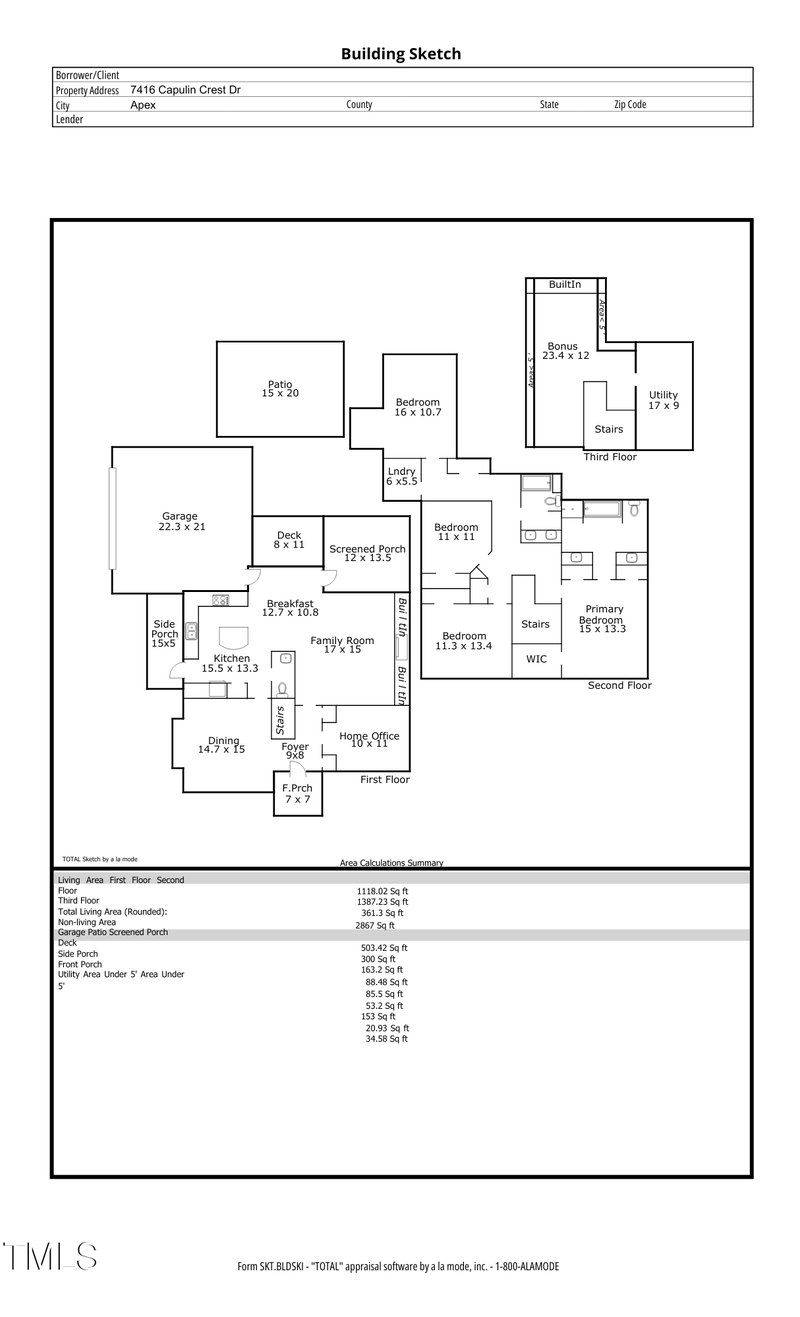 7416 Capulin Crest Dr, Apex, NC 27539