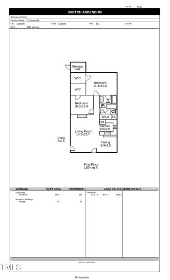 75 Stone Hill Ct, Durham, NC 27704