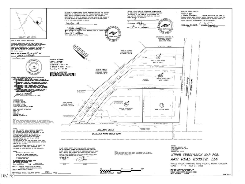 751 Holland Rd Lot 1A, Fuquay Varina, NC 27526