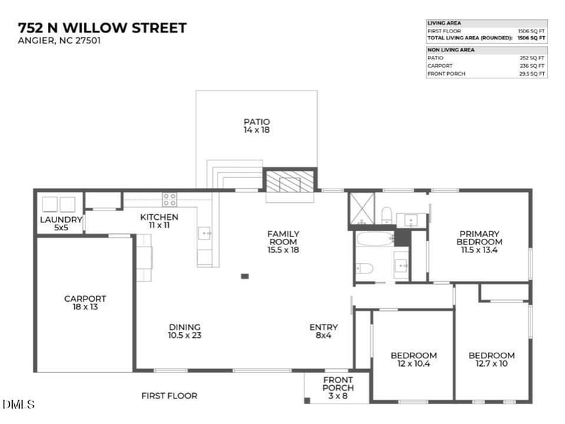 752 Willow St, Angier, NC 27501