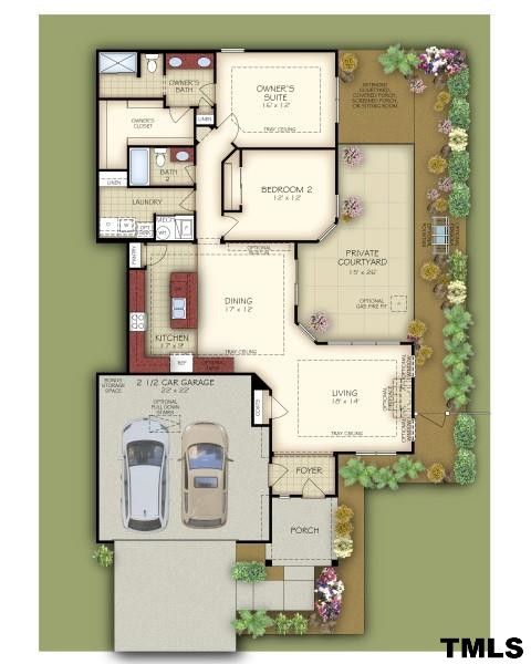 7524 Courtyard Pl #2, Cary, NC 27519