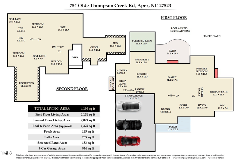 754 Olde Thompson Creek Ct Rd, Apex, NC 27523
