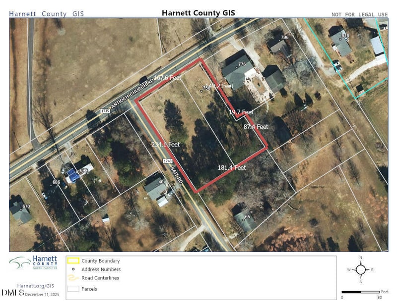 758 Antioch Church Rd Lot 9R & 11R, Dunn, NC 28334