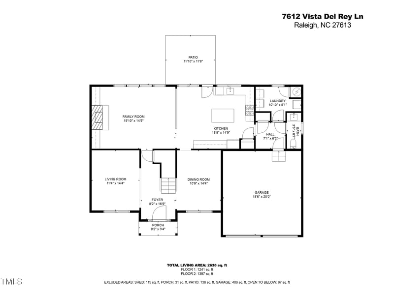 7612 Vista Del Rey Ln, Raleigh, NC 27613