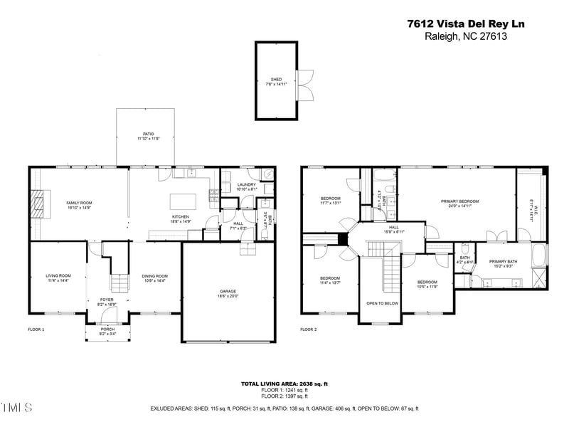 7612 Vista Del Rey Ln, Raleigh, NC 27613