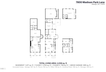 7800 Madison Park Ln, Raleigh, NC 27615