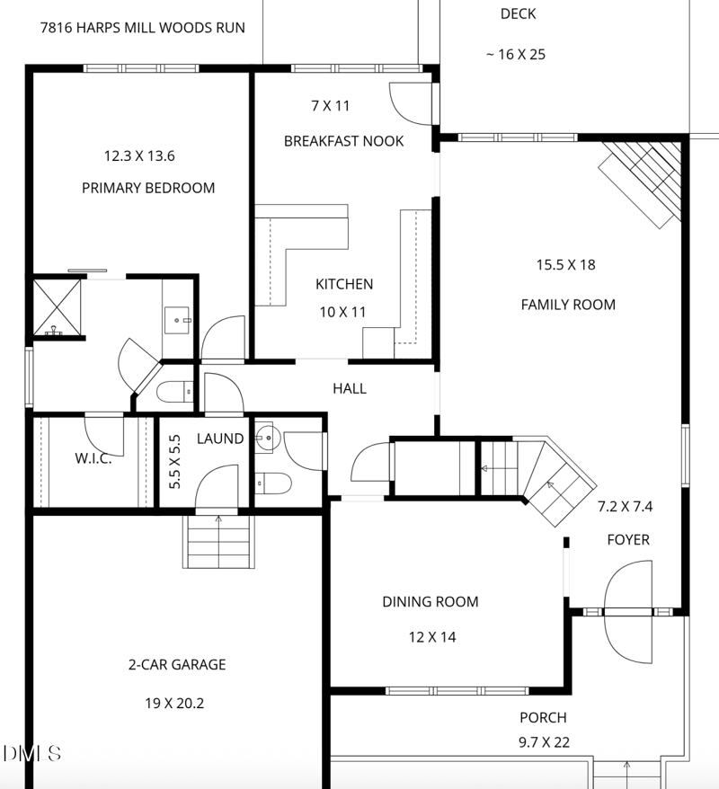 7816 Harps Mill Woods Rn, Raleigh, NC 27615