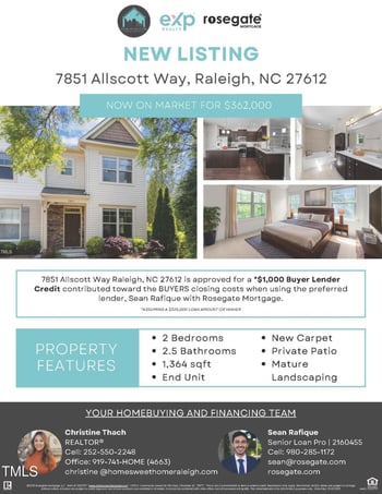 7851 Allscott Way, Raleigh, NC 27612