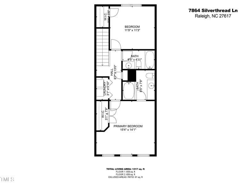 7864 Silverthread Ln, Raleigh, NC 27617