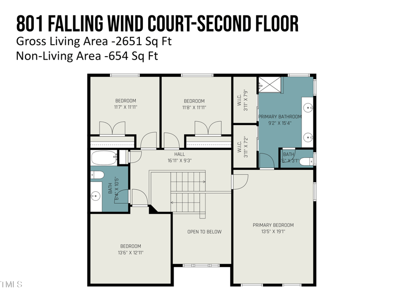 801 Falling Wind Ct, Raleigh, NC 27610