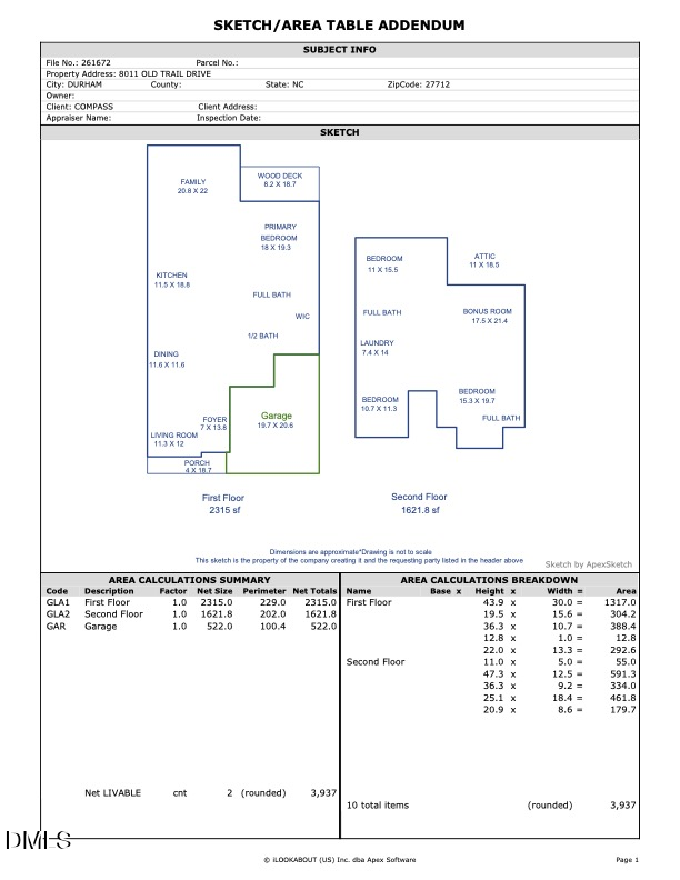 8011 Old Trail Dr, Durham, NC 27712