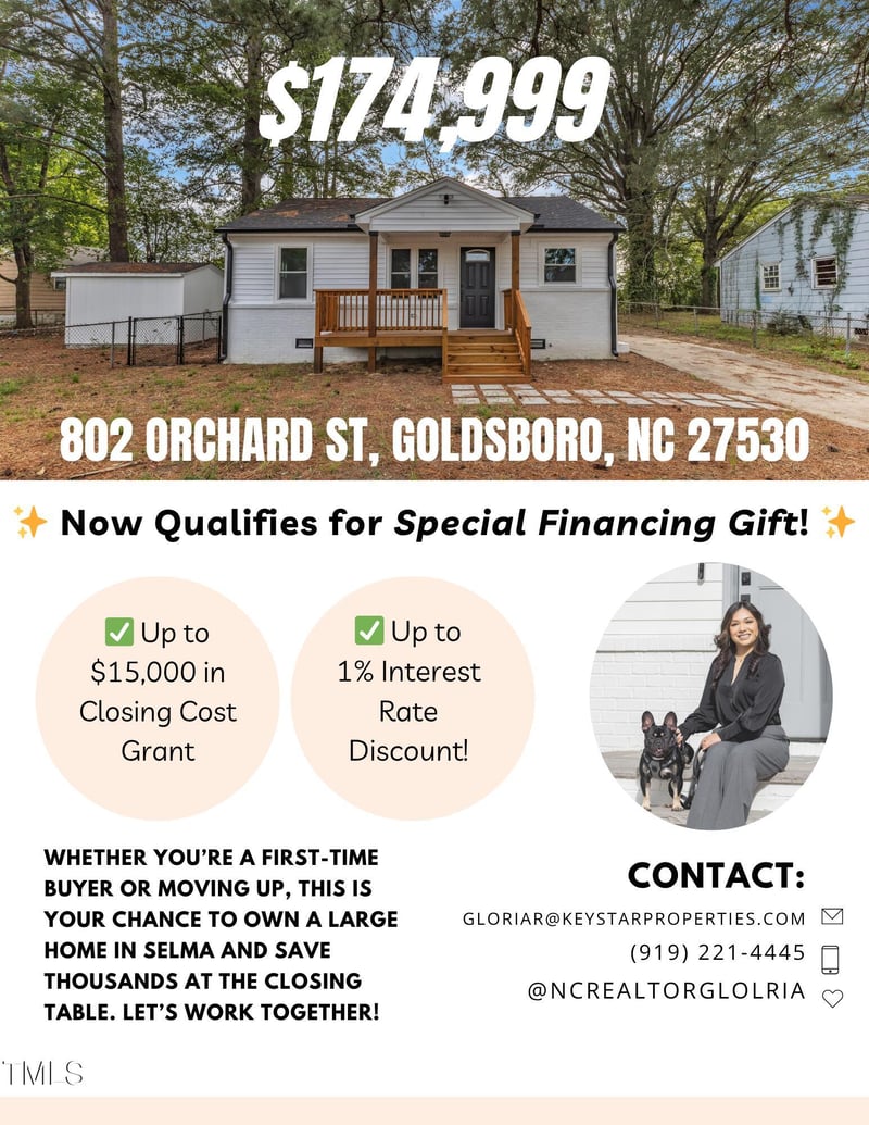 802 Orchard St, Goldsboro, NC 27530