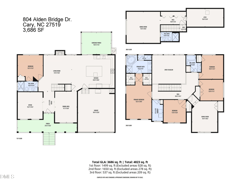 804 Alden Bridge Dr, Cary, NC 27519