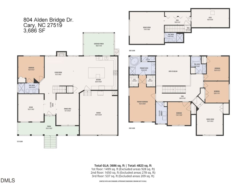 804 Alden Bridge Dr, Cary, NC 27519