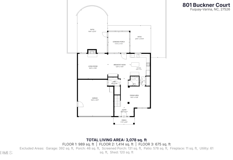 804 Buckner Ct, Fuquay Varina, NC 27526