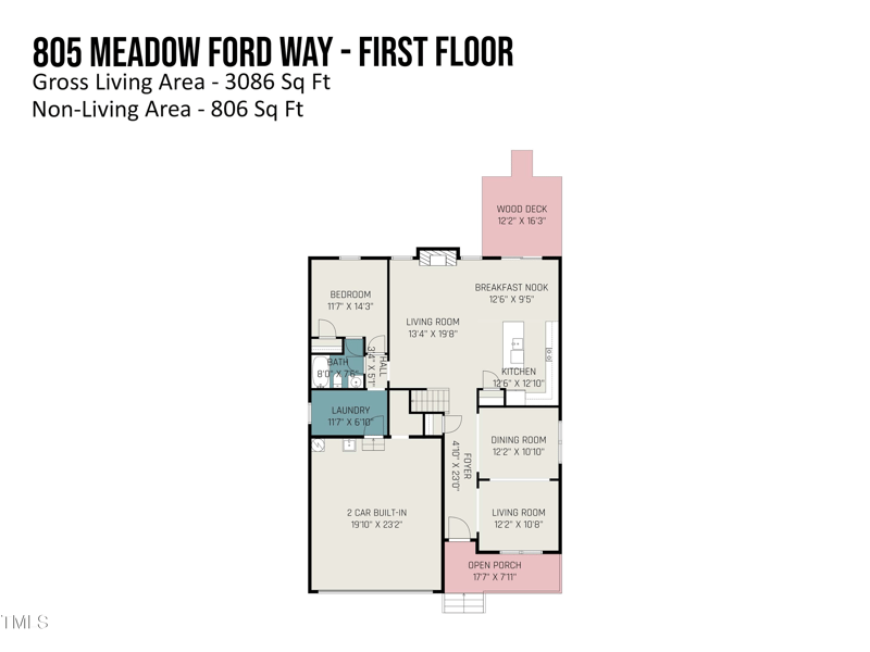 805 Meadow Ford Way, Willow Springs, NC 27592