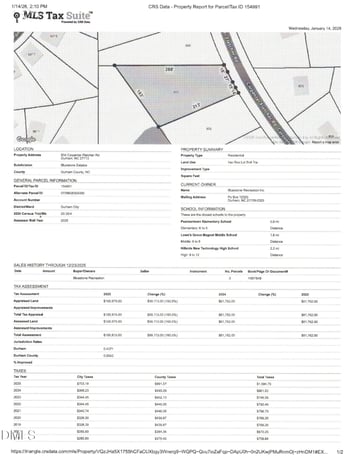 806 Carpenter Fletcher Rd Lot 6, Durham, NC 27713