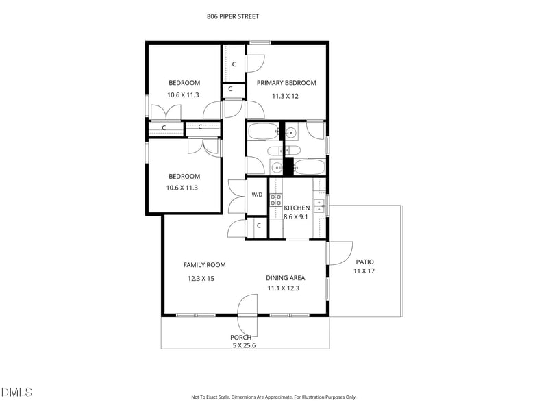 806 Piper St, Durham, NC 27704