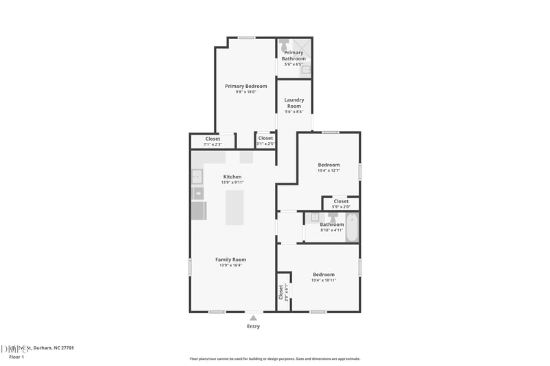 807 Eva St, Durham, NC 27701