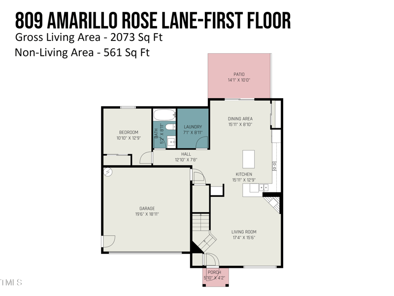 809 Amarillo Rose Ln, Durham, NC 27712