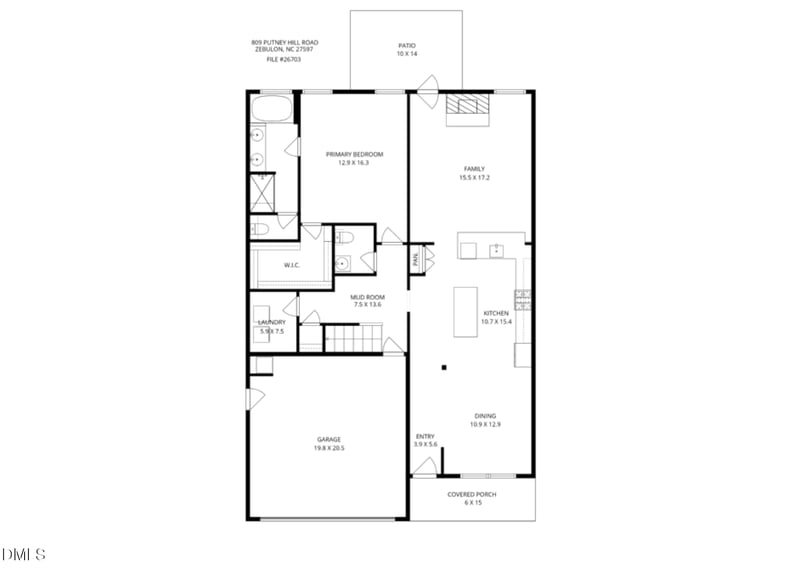 809 Putney Hill Rd, Zebulon, NC 27597