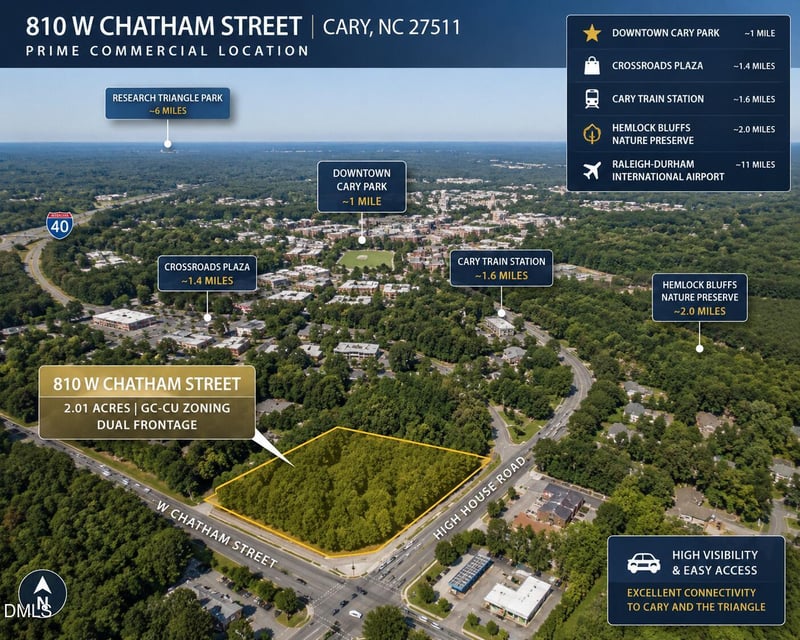 810 W Chatham St Lot N/A, Cary, NC 27511