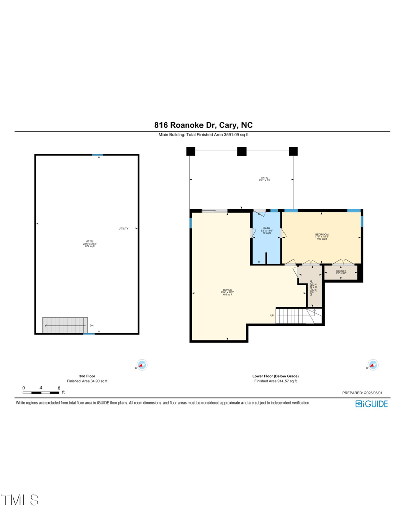 816 Roanoke Dr, Cary, NC 27513