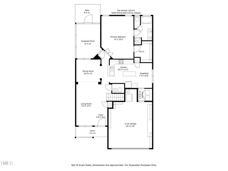 8205 Rolling Glenn Dr, Raleigh, NC 27616