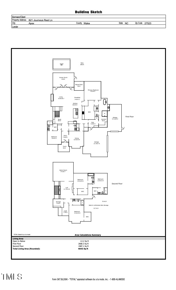 821 Journeys Rest Ln, Apex, NC 27523