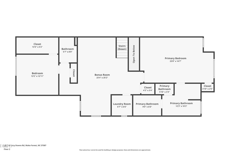 824 Country Downs Rd, Wake Forest, NC 27587