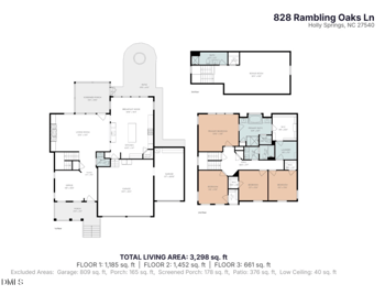 828 Rambling Oaks Ln, Holly Springs, NC 27540
