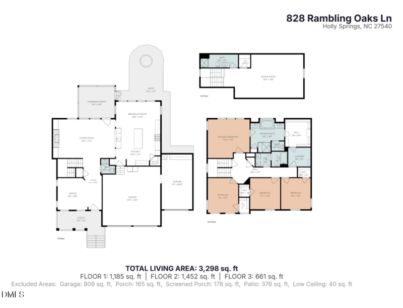 828 Rambling Oaks Ln, Holly Springs, NC 27540