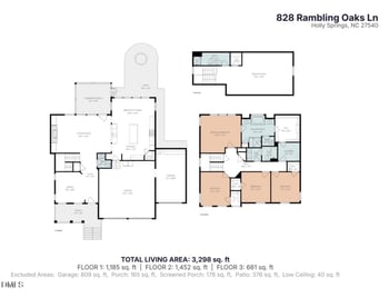 828 Rambling Oaks Ln, Holly Springs, NC 27540