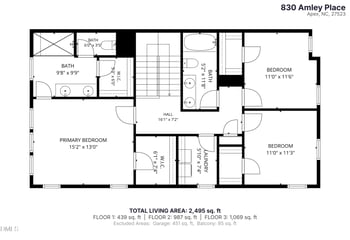 830 Amley Pl, Apex, NC 27523