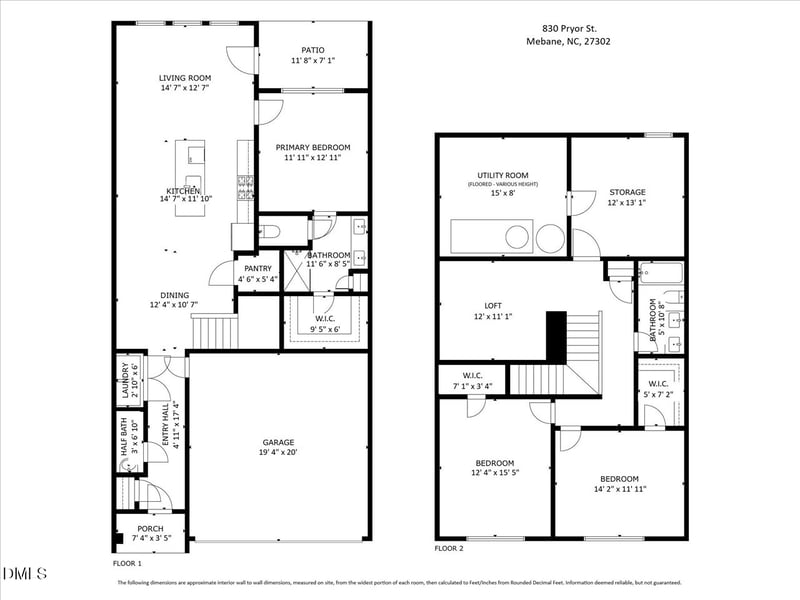 830 Pryor St, Mebane, NC 27302