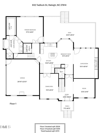 832 Tadlock Dr, Raleigh, NC 27614