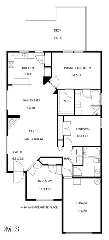 8421 Whisper Ridge Pl, Raleigh, NC 27613