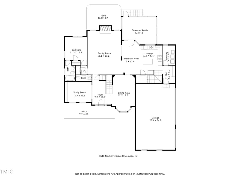 8516 Newberry Grove Dr, Apex, NC 27539