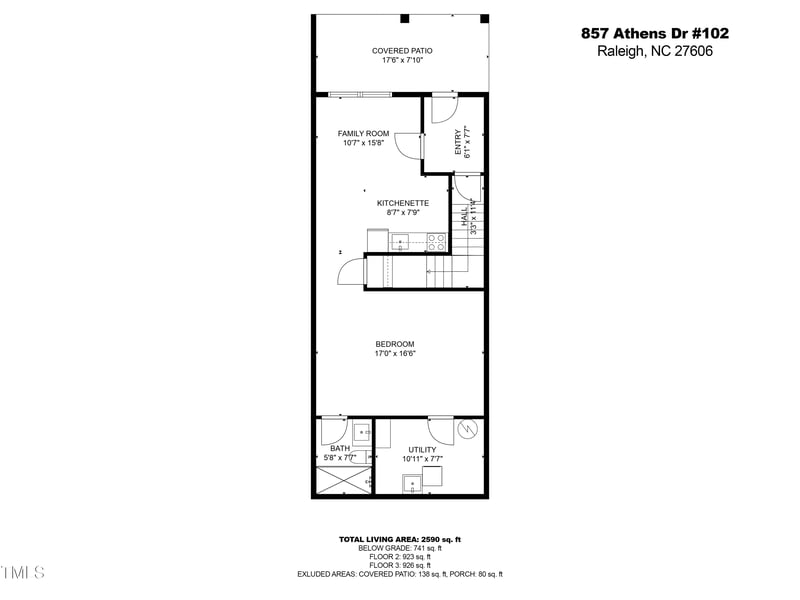 857 Athens Dr #102, Raleigh, NC 27606