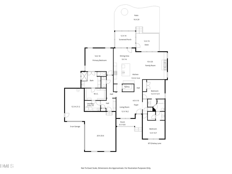 8712 Halsey Ln, Wake Forest, NC 27587