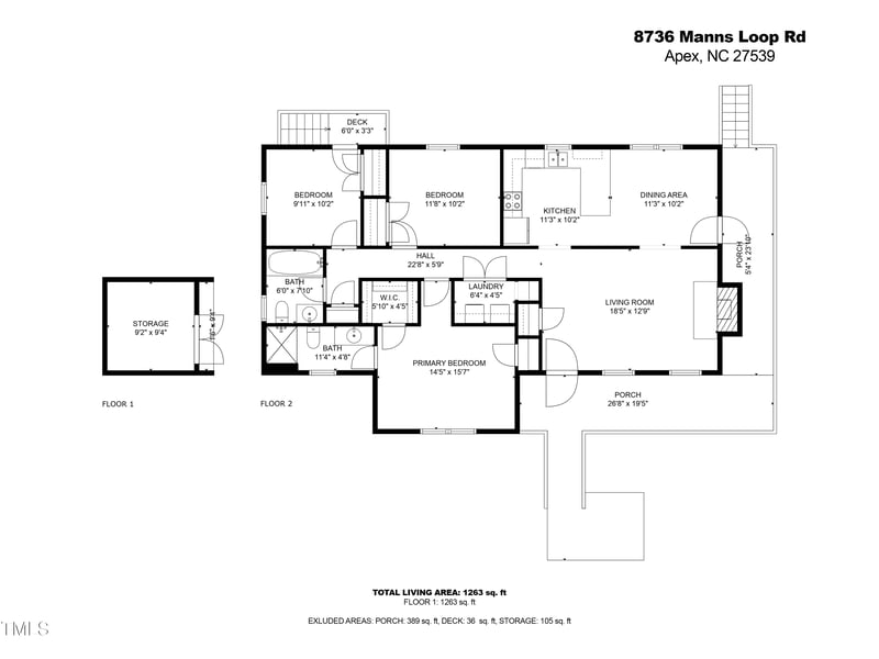 8736 Manns Loop Rd, Apex, NC 27539