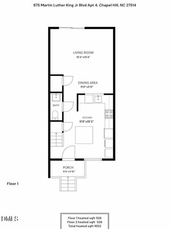 875 Martin Luther King Junior Blvd #Apt 4, Chapel Hill, NC 27514