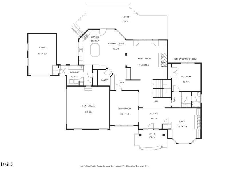 8913 Barleymoor Dr, Raleigh, NC 27615