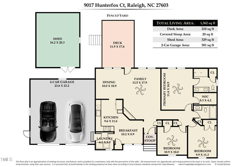 9017 Hunterfox Ct, Raleigh, NC 27603